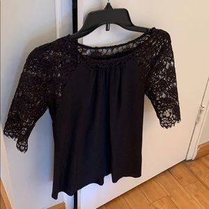 Silk and Lace top. Size XS